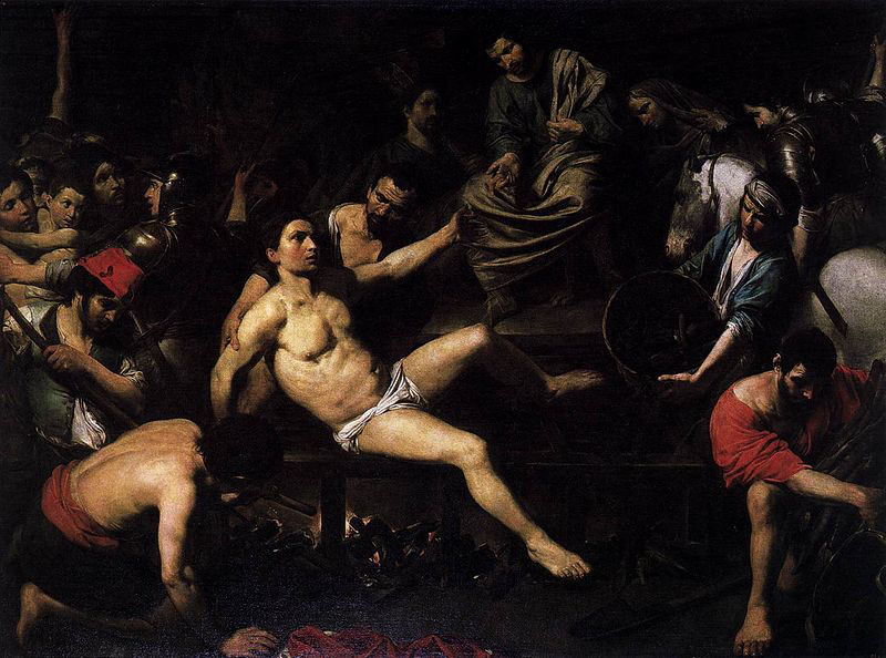 VALENTIN DE BOULOGNE Martyrdom of St Lawrence